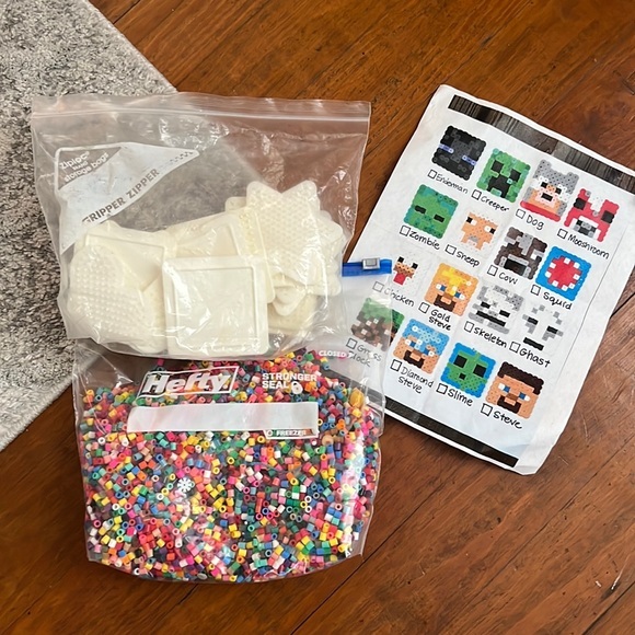 PERLER Fused Melt BEADS Minecraft DIY - Picture 1 of 4